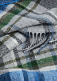 Foxford Blue and Grey Lambswool Scarf